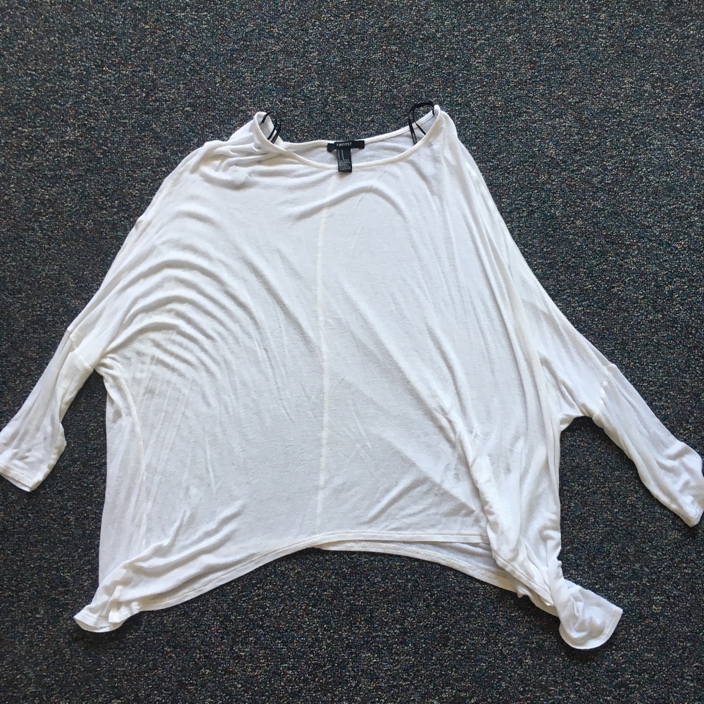 White Flowy Blouse